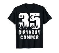 Camper zum 35. Geburtstag, Camper, 35 Jahre, Camping, Party, Junge, Mädchen T-Shirt