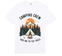 Camping Crew Take Me to the Trees Mountain Forest Lagerfeuer Comfort Colors Adult Heavyweight T-Shirt