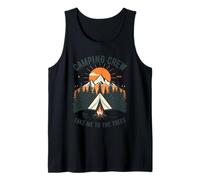 Camping Crew Take Me to the Trees Mountain Forest Lagerfeuer Tank Top