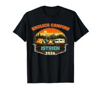 Camping Istrien Outfit 2026 Kroatien Urlaub Wohnmobil Camper T-Shirt