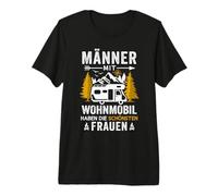 Camping Männer mit Wohnmobil haben die schönsten Frauen Premium T-Shirt