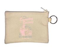 Camping Society Let's Sleep Under The Stars May The Mountains Be With You Schlüsselanhänger Münzbörse Beige