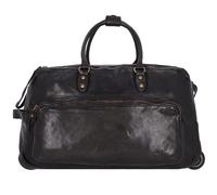 Campomaggi 2 Rollen Reisetasche Leder 57 cm schwarz