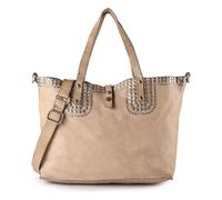 Campomaggi Bella Shopper Tasche Leder 36 cm beige