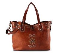 Campomaggi Bella Shopper Tasche Leder 37 cm braun