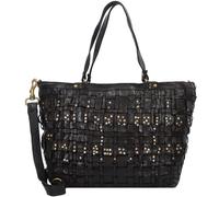 Campomaggi Edera Shopper Tasche Leder 46 cm nero (tasko01118) schwarz