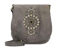 Campomaggi Giada Mini Bag Umhängetasche Leder 17 cm grau