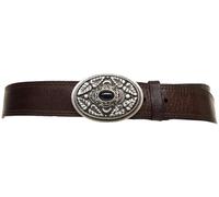 Campomaggi Gürtel - Grained leather belt - Gr. 90 - in Braun - für Damen