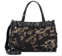 Campomaggi Handtasche Leder 25 cm cioccolato+oro+t-nero (tasko01885) schwarz