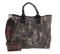 Campomaggi Handtasche Umhängetasche Shopping Bag Bronzo - T/Grigio + St. Nera braun