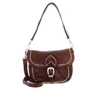 CAMPOMAGGI Horizontal Shoulder Bag Cognac