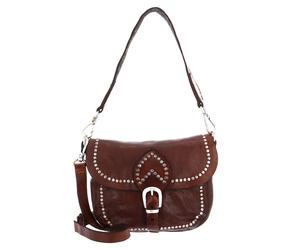 CAMPOMAGGI Horizontal Shoulder Bag Cognac