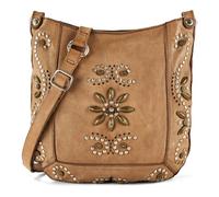 Campomaggi Nora Umhängetasche Leder 27 cm grau