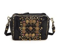 Campomaggi Ribes Umhängetasche Leder 20 cm schwarz