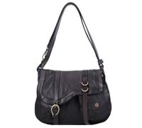 Campomaggi Schultertasche Leder 24 cm grigio