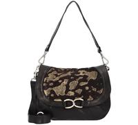 Campomaggi Schultertasche Leder 31 cm schwarz