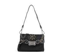 Campomaggi Schultertasche schwarz, Leder, Damen