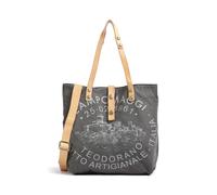 Campomaggi Shopper dunkelgrau, Baumwolle, Damen