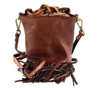 CAMPOMAGGI Traditional Zefiro Bucket Bag Mini Cognac