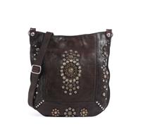 Campomaggi Umhängetasche dunkelbraun, Rindsleder, Damen