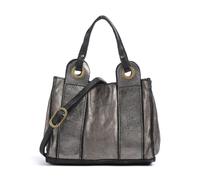 Campomaggi Hasni Mini Bag Handtasche Leder 17 cm piombo+t-grigio