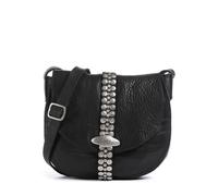 Campomaggi Umhängetasche schwarz, genarbtes Rindsleder, Damen