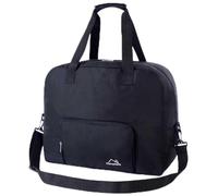 CampTeck U7332 Unisex-Handgepäcktasche, Handgepäck, Unter dem Sitz, Faltbare Reisetasche mit Schultergurt, Geeignet für EasyJet (45 x 36 x 20 cm - 32 L) - Schwarz