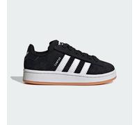 Sneaker ADIDAS ORIGINALS "CAMPUS 00S COMFORT CLOSURE ELASTIC LACE KIDS", Gr. 34, schwarz-weiß (core schwarz, cloud weiß, cloud weiß), Leder, sportlich, Schuhe (81238924-34) core schwarz, cloud weiß, c