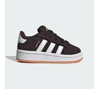 Sneaker ADIDAS ORIGINALS "CAMPUS 00S COMFORT CLOSURE ELASTIC LACE", Mädchen, Gr. 26, aurora coffee, cloud weiß, gum 2, Leder, Synthetik, Schuhe Sneaker, für Babys und Kleinkinder aus Leder und Wildled