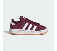 Sneaker ADIDAS ORIGINALS "CAMPUS 00S", Mädchen, Gr. 33, maroon, ftwwht, gum2, Leder, Synthetik, Schuhe Sneaker, für Kinder (51830712-33) maroon, ftwwht, gum2
