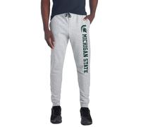 Campus Lab Offiziell lizenzierte College-Logo-Jogginghose, Unisex, für Herren und Damen, Sweatpants mit Taschen, Athletic Heather Collection, Michigan State University, XL
