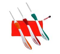 Camtiac addiSwing Maxi Häkelnadelset Wollhäkelnadel Stärke 3-3,5-4 und Aufbewahrungstache