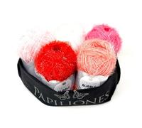 Creativ Bubble 5er Set weiß-rosa-pink-melone-rot