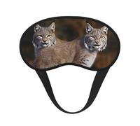 Canada Lynx Schlafmaske für Seitenschläfer, lichtblockierende Nachtmasken zum Schlafen, Augenmaske für Damen und Herren, Augenabdeckung, weicher, bequemer Augenschatten für Reisen, Nickerchen