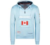 Canadian Peak Galapagos_Men - Men's Zip Pocket Hoodie - Sweatshirt Sweater Logo Long Sleeve Warm - Men's Spring Summer Fall Winter Season (Sky Blue XL)