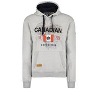 Canadian Peak Guitreak_Men - Men's Zip Pocket Hoodie - Sweatshirt Sweater Logo Long Sleeve Warm - Men's Spring Summer Fall Winter Season (Light Grey S)