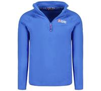 Canadian Peak Herren Microfleece Tugeak Half Zip leicht warm Polyester atmungsaktiv Raglanärmel Stickerei Brust Outdoor Freizeit bequem modern Herrenmode (Königsblau L)