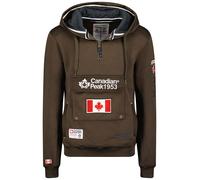 Canadian Peak Hoodie "Galapagos" in Braun - Größe XL | Herren Sweatshirts Jacken