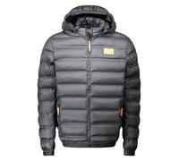 Canadian Peak Winterjacke "Boomboomeak" in Schwarz - Größe L | Herren Plussize