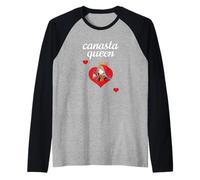 Canasta Queen - Spielkarten Liebhaber klassisches Kartenspiel Raglan