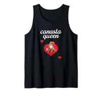 Canasta Queen - Spielkarten Liebhaber klassisches Kartenspiel Tank Top