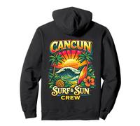 Cancun Mexico Surf and Sun Crew Sommer Tropical Holiday Tee Pullover Hoodie