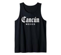 Cancun Mexiko Retro Urlaub Sonnenuntergang Pyramide Trip Resort 2026 Tank Top