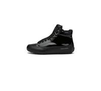 Candice Cooper Hohe Sneakers aus Leder und Lackleder, schwarz 40/