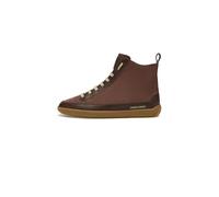 Candice Cooper Hohe Sneakers aus Leder und Veloursleder, braun- 38