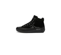 Candice Cooper Hohe Sneakers aus Leder und Veloursleder, schwarz- 40/