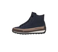 Candice Cooper Knöchelhohe Sneakers aus Leder und Velours, Marineblau 40