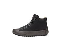 Candice Cooper Knöchelhohe Sneakers aus Nappaleder und Nubuk, Anthrazit-Blau 37/