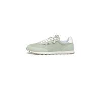 Candice Cooper Plume.-Sneakers aus Veloursleder und Stoff, Hellgrün 40