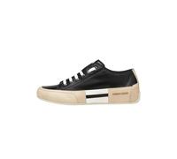 Candice Cooper Rock Patch S-Sneakers aus Leder in Vintage-Optik, schwarz 37